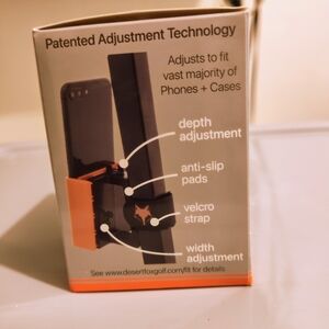 Fox Black and Orange Phone Holster with Patented Adjustment Technology